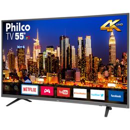 Smart TV Philco 55" PTV55U21DSWNT 4K Led  Netflix - Saldão