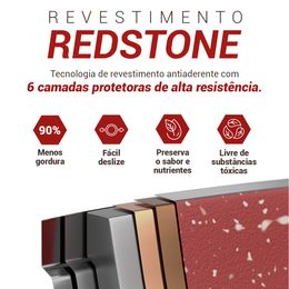 Frigideira Philco PPH240AFR Revestimento Redstone 1,7L - Outlet