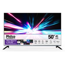 Smart TV 50” Philco 4K PTV50G70R2CSGBL Led Dolby Audio - Outlet