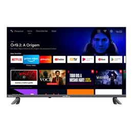 Smart TV 32" Britânia BTV32G23AGSSGBLH LED Dolby Audio - Outlet