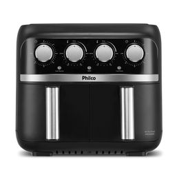 Fritadeira Air Fryer Dual Philco PFR3000PI Duplo Cesto 8L - Saldão