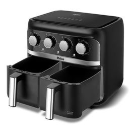 Fritadeira Air Fryer Dual Philco PFR3000PI Duplo Cesto 8L - Saldão