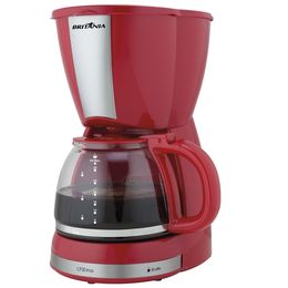 Cafeteira Britânia CP30 Inox 30 Cafezinhos Vermelha - Saldão