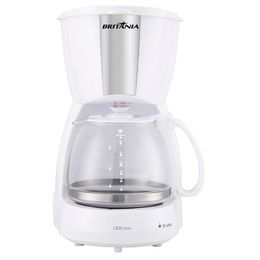 Cafeteira Britânia CB30 Inox Branco - Saldão