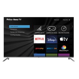 Smart TV 58” Philco 4K PTV58G7UR2CSBL Roku Led Dolby Audio - Saldão