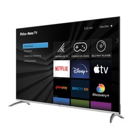 Smart TV 58” Philco 4K PTV58G7UR2CSBL Roku Led Dolby Audio - Saldão