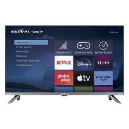 Smart TV 32” Britânia BTV32G7PR2CSGBLH LED Dolby Audio