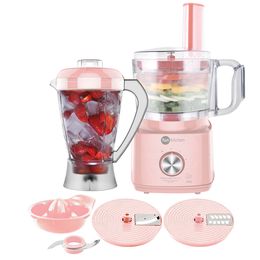 Multiprocessador Fun Kitchen Lux 3 em 1 Rosa 900W