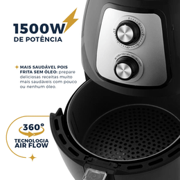 Air Fryer Britânia 4L Revestimento Antiaderente 1500W BFR21P