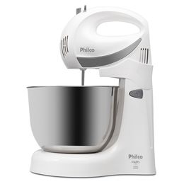 Batedeira Philco Paris Inox  Branca 400W - Saldão