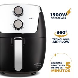 Fritadeira Air Fryer Britânia 4,2L 1500W BFR38 Dura Mais - Outlet