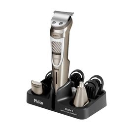 Aparador de Pelos Philco Multigroom 8 em 1 5W PAP16