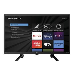 Smart TV 24” Philco PTV24G5YR2CP Roku TV Dolby Audio