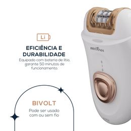 Depilador Britânia Bivolt 4 Acessórios BDP04