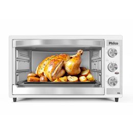 Forno Elétrico Branco Philco 50L Dupla Resistência PFE52B - Outlet