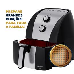 Air Fryer Britânia 5,5L Antiaderente Gold 1500W BFR51 - Outlet