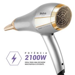 Secador de Cabelos Philco PSC2600 Íons Tourmaline 2100W