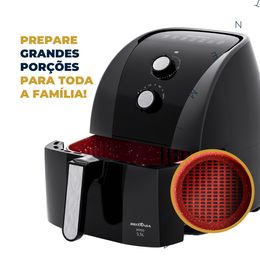 Air Fryer Britânia 5,5L Antiaderente Redstone 1500W BFR50 - Outlet