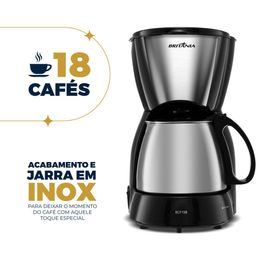 Cafeteira Britânia 18 Cafezinhos BCF19B 550W - Outlet