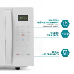 Micro-ondas 33L Philco PMO38B Limpa Fácil 1400W - Outlet