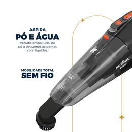 Aspirador de Pó Portátil Britânia Pó Água Bivolt 60W BASE01