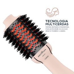Escova Secadora Britânia Soft 4 em 1 1300W Bivolt BEC07R - Outlet