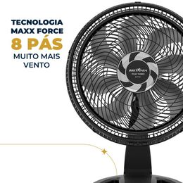 Ventilador Britânia 2 em 1 Maxx Force Silencioso 174W BVT481 - Saldão