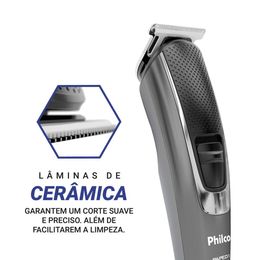 Aparador de Pelos Philco 8 Acessórios Bivolt  PAPE01 - Outlet