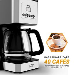 Cafeteira Philco 40 cafezinhos 1000W Painel Digital PCF40B - Outlet