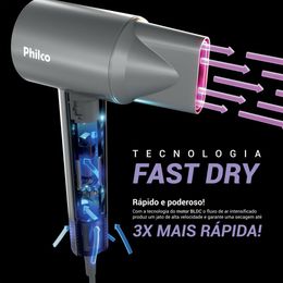 Secador de Cabelos Philco 1600W 4 temperaturas PSC3600 - Outlet