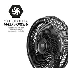 Ventilador 2 em 1 Philco PVT41A Tecnologia Maxx Force 150W - Outlet