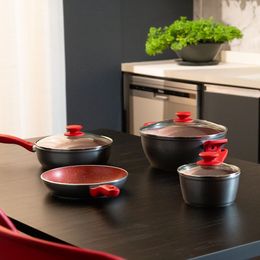 Conjunto de Panelas Philco Redstone PKT400 4 peças - Outlet