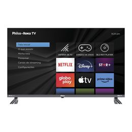 Smart TV 32” Philco Led Roku TV Dolby Audio PTV32E3ERSGB - Outlet
