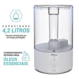 Umidificador 3 em 1 Philco 4,2L Óleos essenciais PUD04A