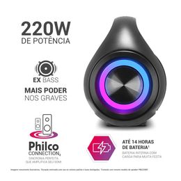 Speaker Philco Extreme Flash Lights 220W PBS220BT