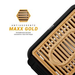 Churrasqueira Elétrica Philco Antiaderente Gold 1200W PCQ10A