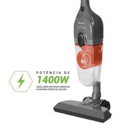 Aspirador de Pó Vertical Philco Ciclone 2 em 1 1400W PAS1550C