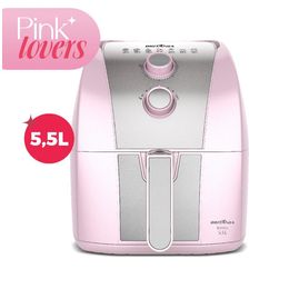 Air Fryer Rosa Britânia 5,5L Cesto Pinkstone 1500W BAFE53 - Outlet