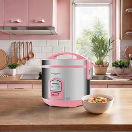 Panela de Arroz Elétrica Rosa Britânia 10 Xícaras BPAE10C