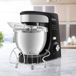 Batedeira Planetária Philco 775W 3 Batedores Preta PBP770PI - Outlet
