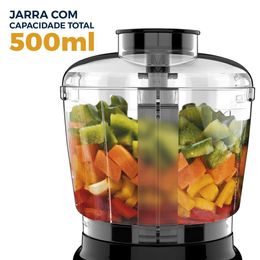 Processador Compacto Britânia 300W Turbo 5 em 1 Preto BMP900P - Outlet