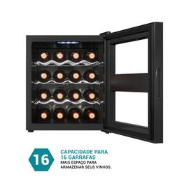 Adega Philco 16 Garrafas Display Digital Bivolt PAD16E