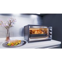 Forno Elétrico Britânia 49L Preto Dupla Resistência BFE49