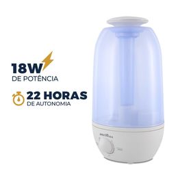 Umidificador de Ar Britânia 2,4L Autonomia de 12h BUD05B