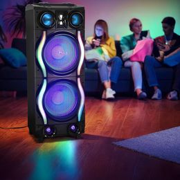 Caixa de Som Philco Extreme 2700W Woofer Duplo 12" PCXE27000